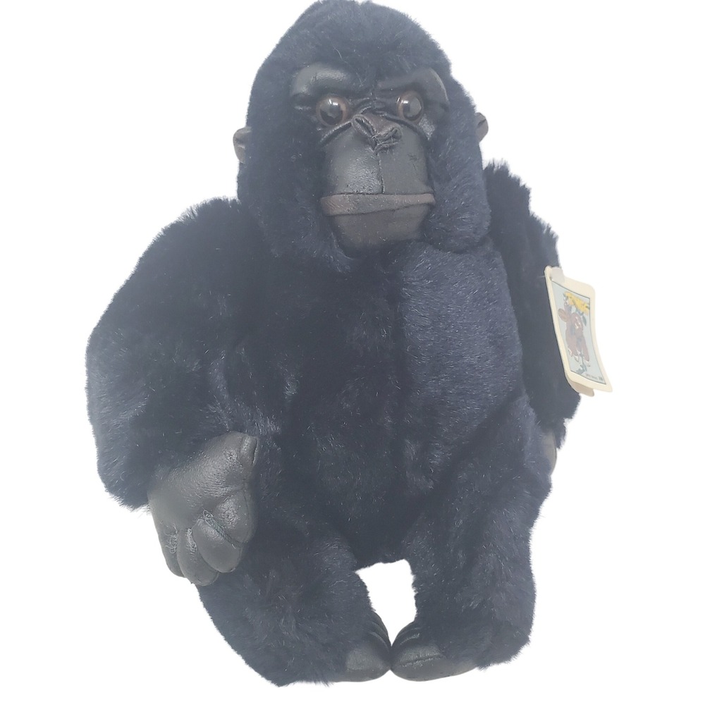 Vintage 1988 Ganz Bros The Heritage Collection Tonga Gorilla Plush Black H304FS